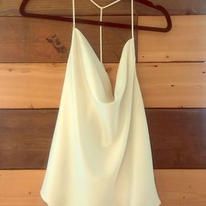 Express silk tank top, double layered